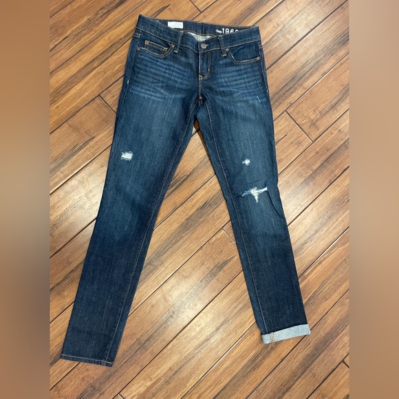 Gap 1969 Denim - New 1969 Gap destructed vintage wash always skinny
